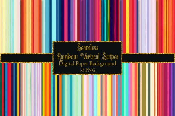 Download Rainbow Vertical Stripes Digital Paper - Vertical stripes digital paper Collection