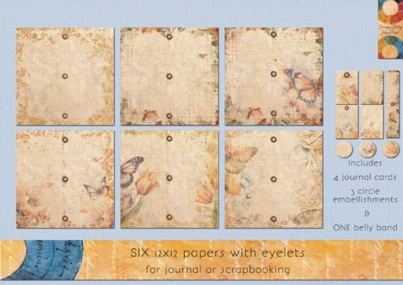 Download 12x12 Pretty Vintage Papers + Extras - Vintage Collection