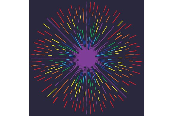 Download Abstract Rainbow Colors Rays - Rainbow colors Collection