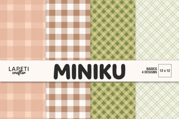 Download Vintage Gingham Background Papers - Vintage Collection