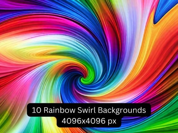 Download Rainbow Colors Swirl Background - Rainbow colors Collection